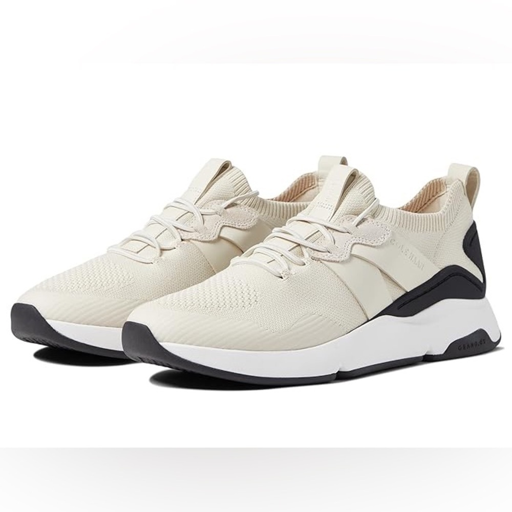 NIB Cole Haan Women’s Zeroground All Day RS Trainer in Beige Knit in size 5